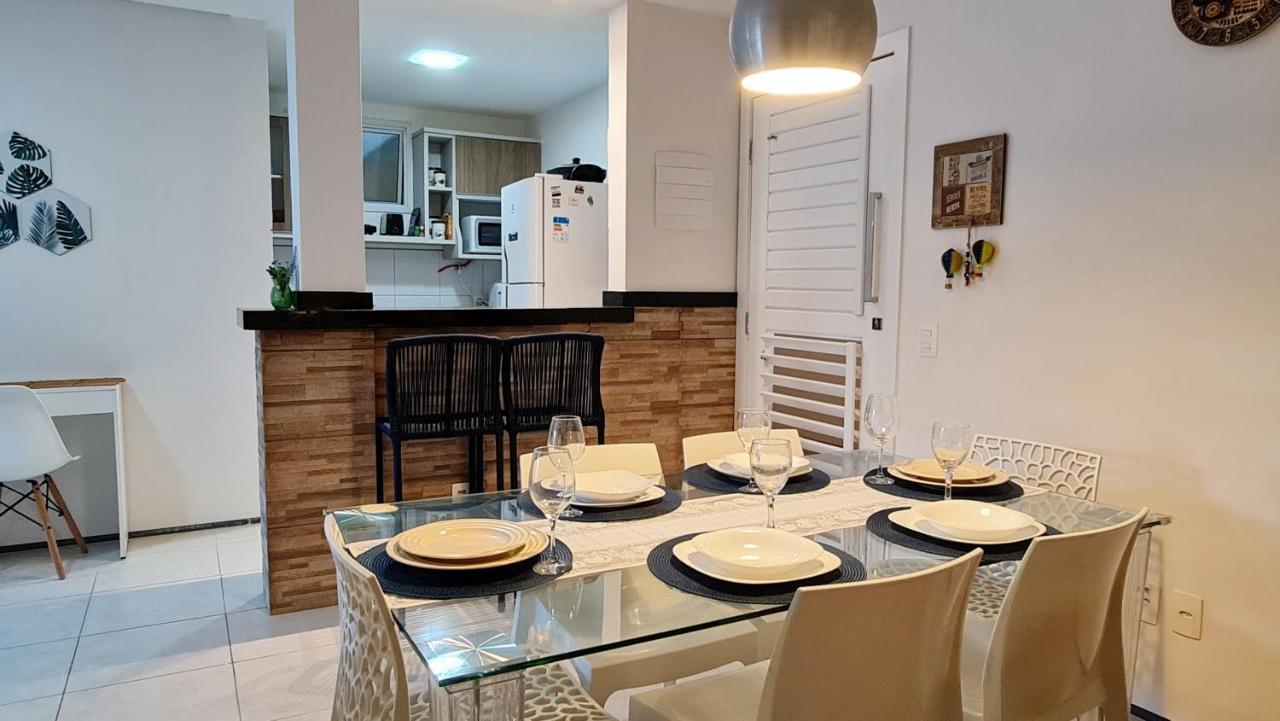 Paraiso Das Dunas - Apartamento A Beira Mar Com Jacuzzi - Proximo Ao Beach Park 알퀴라즈 외부 사진