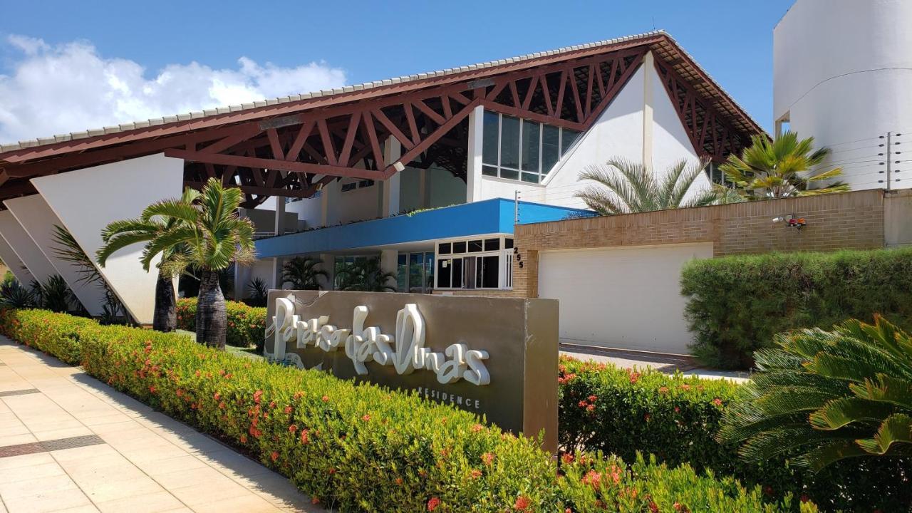 Paraiso Das Dunas - Apartamento A Beira Mar Com Jacuzzi - Proximo Ao Beach Park 알퀴라즈 외부 사진
